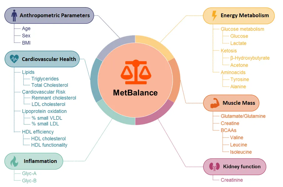 MetBalance Test parameters