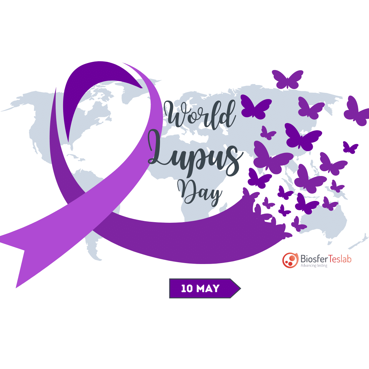 Imagen conmemorando el Día Mundial del Lupus